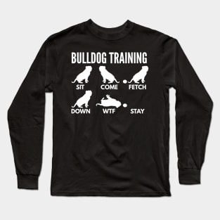 American Bulldog Training Southern White Tricks Long Sleeve T-Shirt